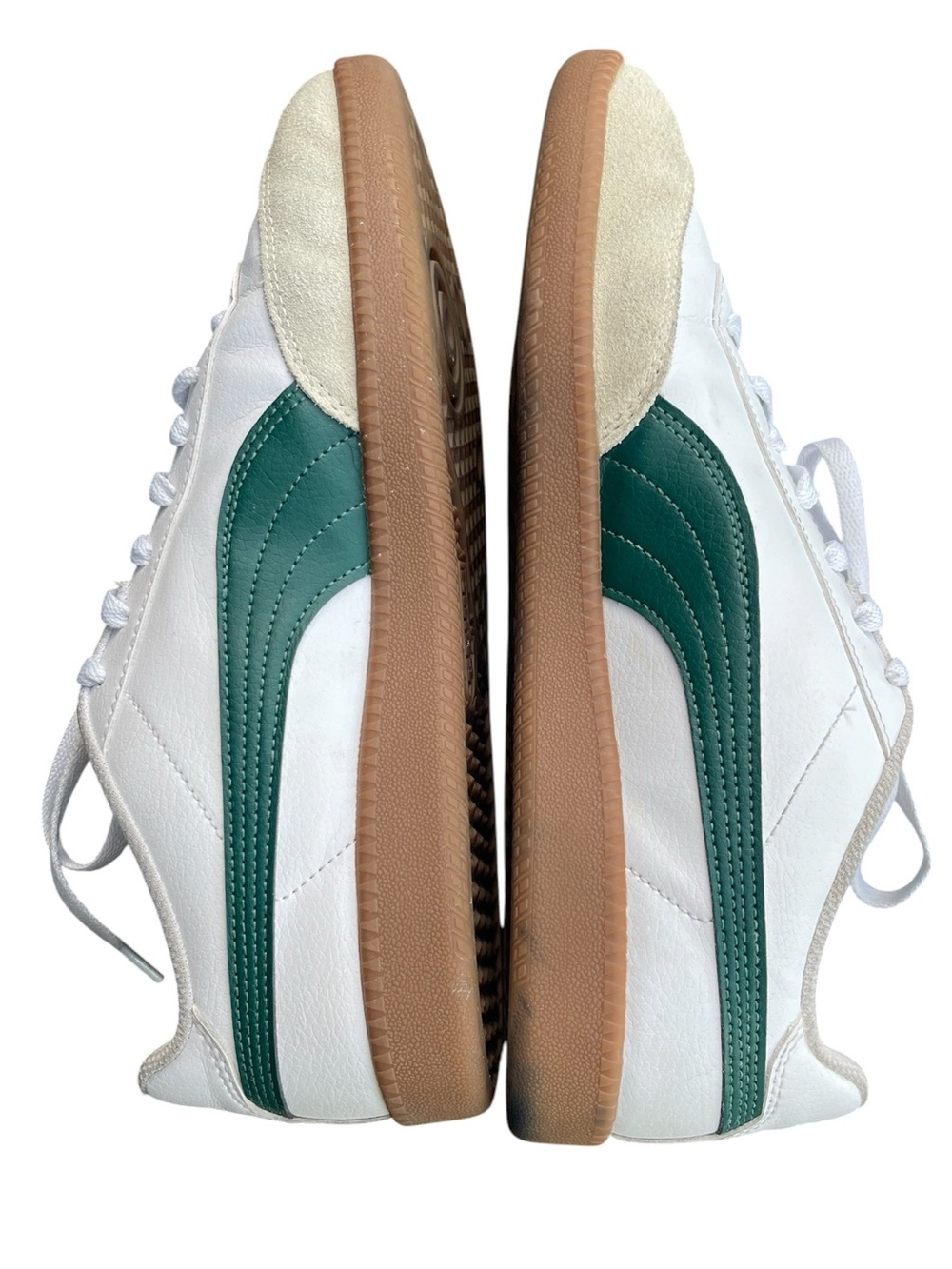 Puma White/Green Club II Era Unisex Sneaker (US 10 Mens) - Picture 10 of 14